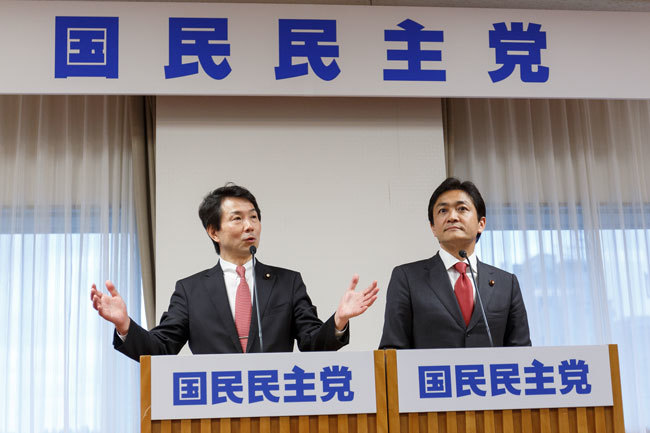 希望の党が民進党に吸収される形で新たに国民民主党が結成された