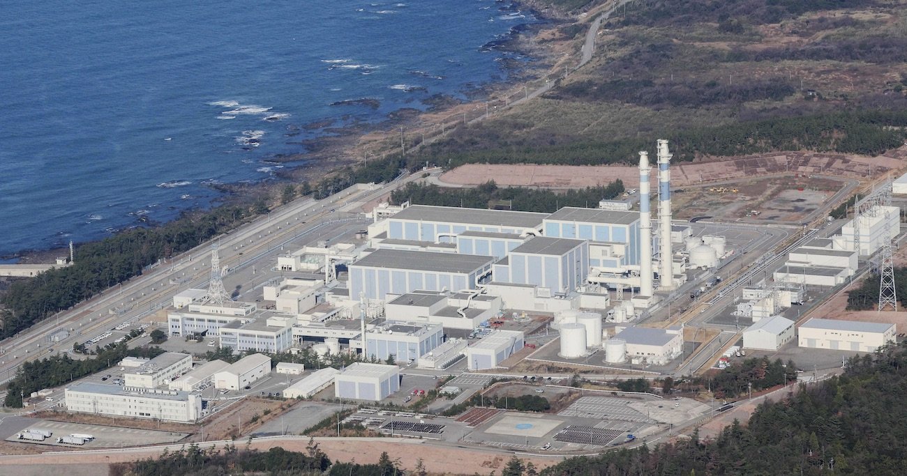 写真:北陸電力の志賀原子力発電所