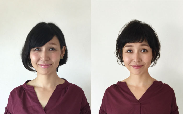 【大人の激変ヘアメイク】前髪があったほうが似合う人、ないほうが似合う人の違いは