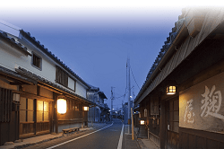 湯浅町の町並み