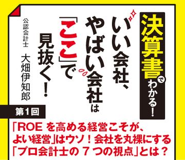 「ROEを高める経営こそが、よい経営」はウソ!会社を丸裸にする「プロ会計士の7つの視点」とは?