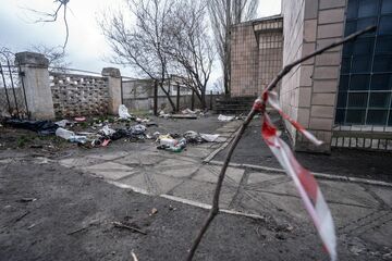 露軍「処刑場」と化したブチャの4階建てビル
