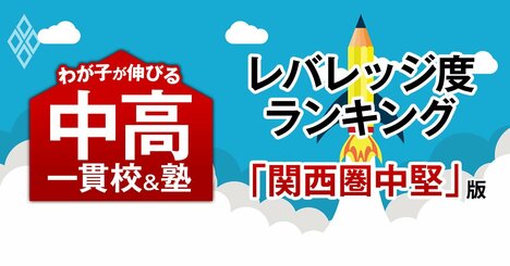 「お得な中高一貫校」ランキング【関西圏中堅50校・2025入試直前版】難関大を狙えるのに入りやすい学校8位の大阪桐蔭は京大に20人、1位は？