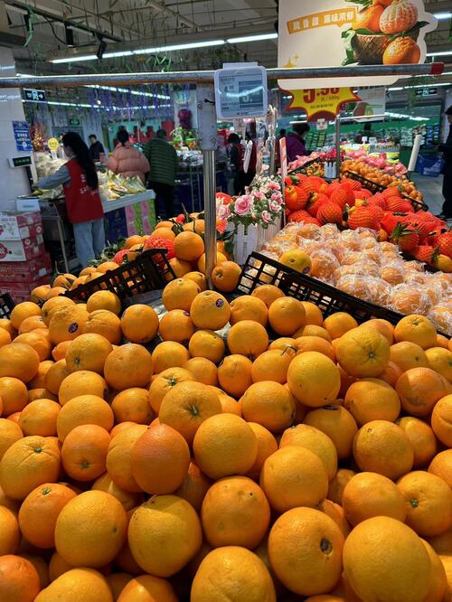 バラ売りのみかん(物美)