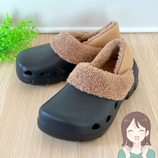 足がスポッと入って楽ちん！ワークマンの“1500円シューズ”ぽかぽか暖かいし、ぽてっとした形がかわいい！