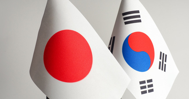 日韓国旗