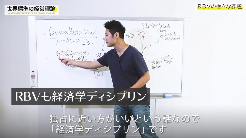 【入山章栄・解説動画】リソース・ベースト・ビュー(RBV)