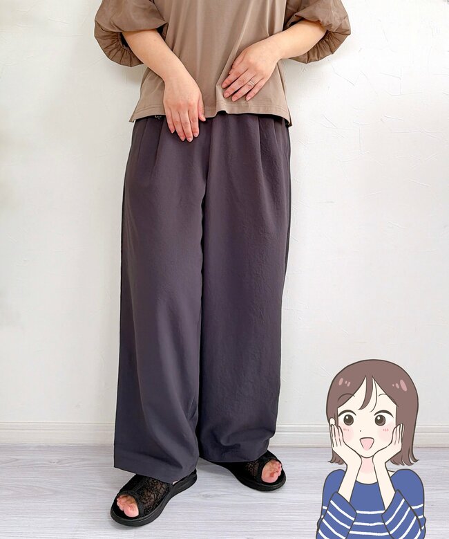 「ほんと、涼しい!」無印良品の“風を通すワイドパンツ”サラッとして気持ちいい!「着丈も丁度いい」「酷暑日に活躍すること間違いなし」