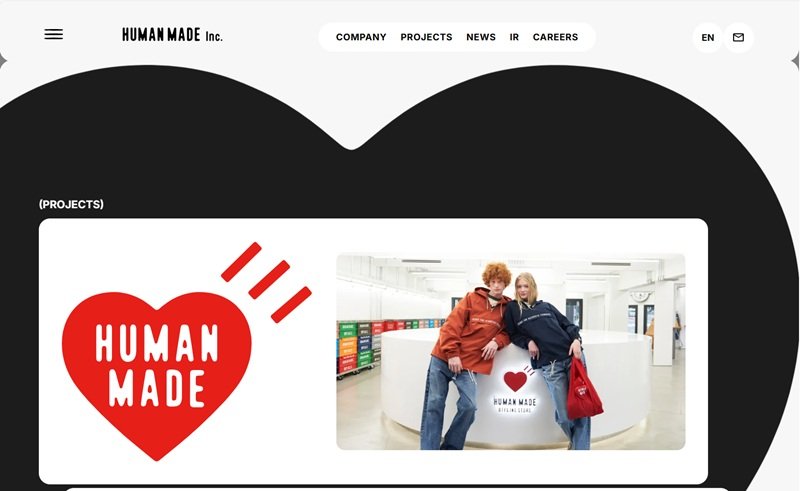 （HUMAN MADE公式ホームページより）