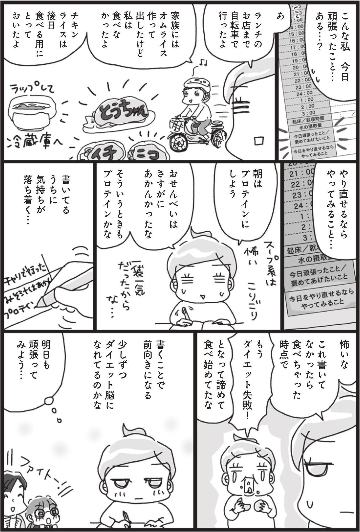 『挑戦マンガ アラフィフ母さんが3か月で7kg痩せた！奇跡の仕組みダイエット』（主婦の友社）