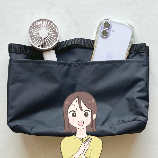 カードが50枚も入った！セリアの“大人かわいいポーチ”110円とは思えないオシャレさ！「2つ買っちゃった」「可愛いし優秀」《購入レビュー》