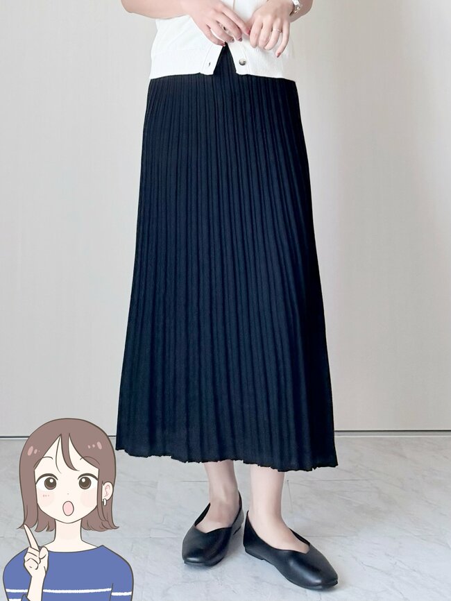 「もっと早く購入すればよかった」無印良品の“ふんわりスカート”裾がひらりと揺れて素敵！「何着か揃えたい」「細見えします！」《購入レビュー》