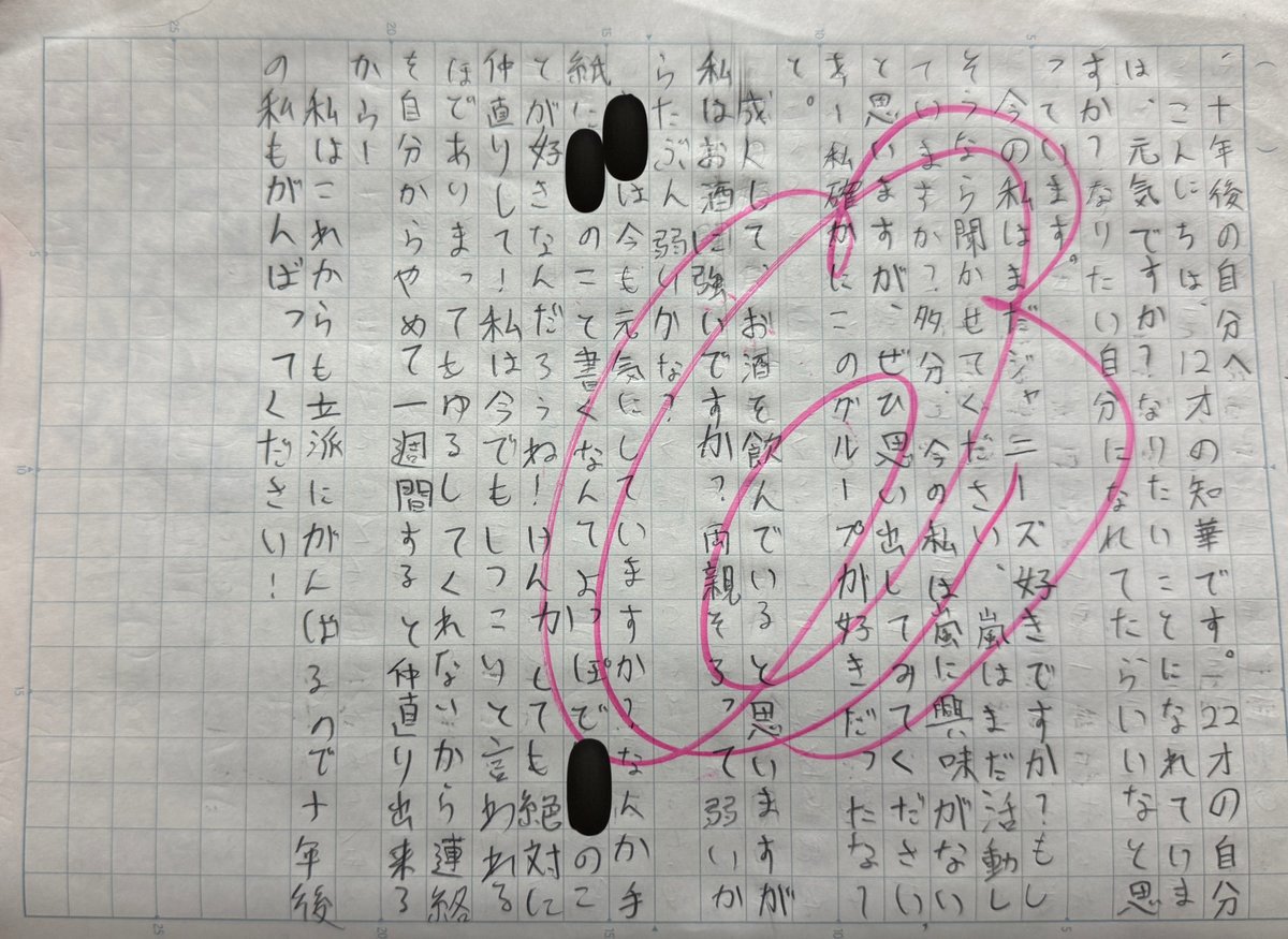 小学校6年生 自習学習ノートより