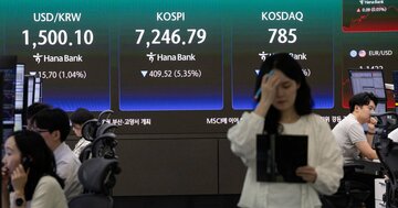 狂乱の韓国株、時価総額400兆円吹き飛ぶ