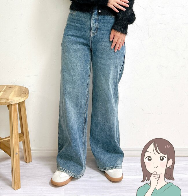 はいた瞬間あったかい！cocaの“ぽかぽかデニム”楽ちんすぎて手放せない！「暖かくシルエットも可愛い」「なんなら細く見えます！」