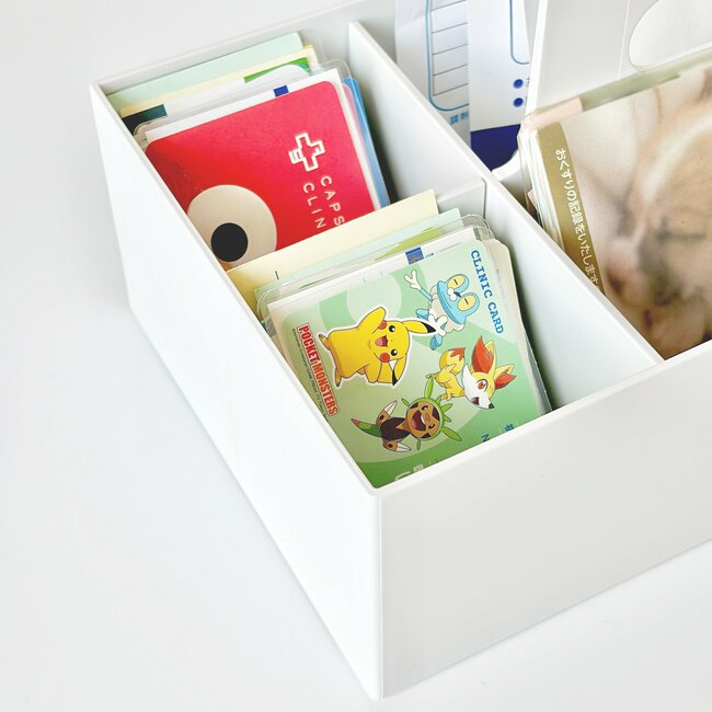 カードや診察券が90枚入った！無印良品の“天才収納ボックス”お薬手帳や処方薬をまとめて収納できます！「もっと早く購入すればよかった」「2個目を購入しました」