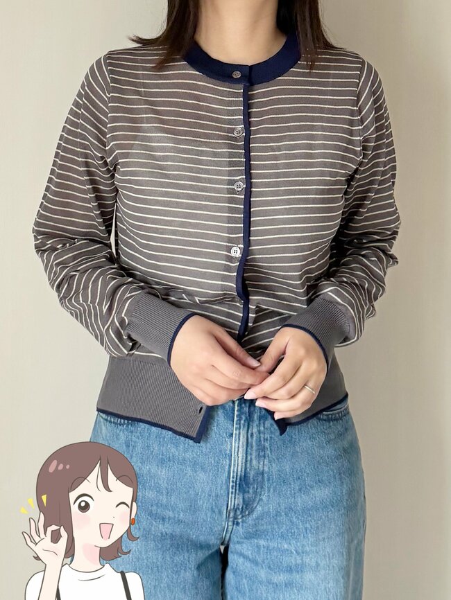 【しまむら】サッと羽織るだけでカワイイ！1639円の「楽ちんカーディガン」スカートからパンツまで幅広いコーデに使えます！