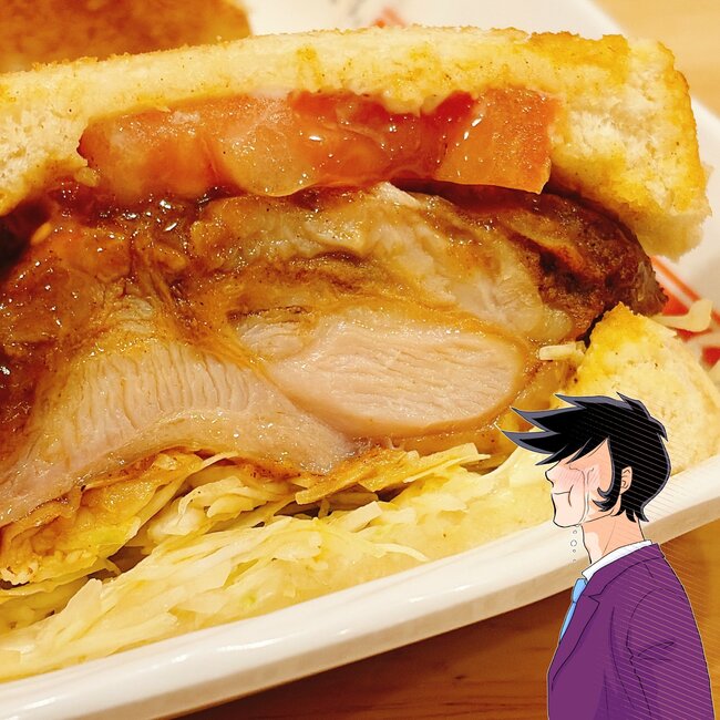 「すごいボリューミー」「笑っちゃった」コメダ珈琲の“お肉たっぷりサンド”分厚すぎて片手じゃ持てない！「相変わらずの逆写真詐欺」「お腹が大満足！」