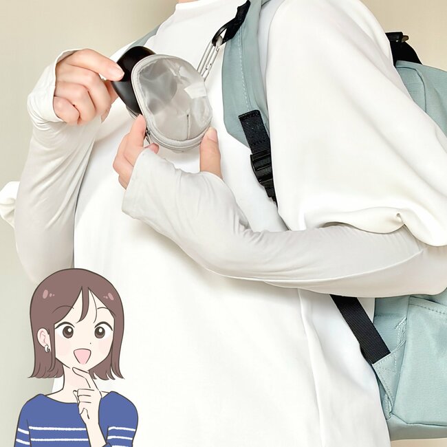 【無印良品】「イヤホンが迷子にならない」ポケット代わりになる“ミニポーチ”が天才すぎる!「3色買いました」「探す手間が省けてストレスフリー」《購入レビュー》