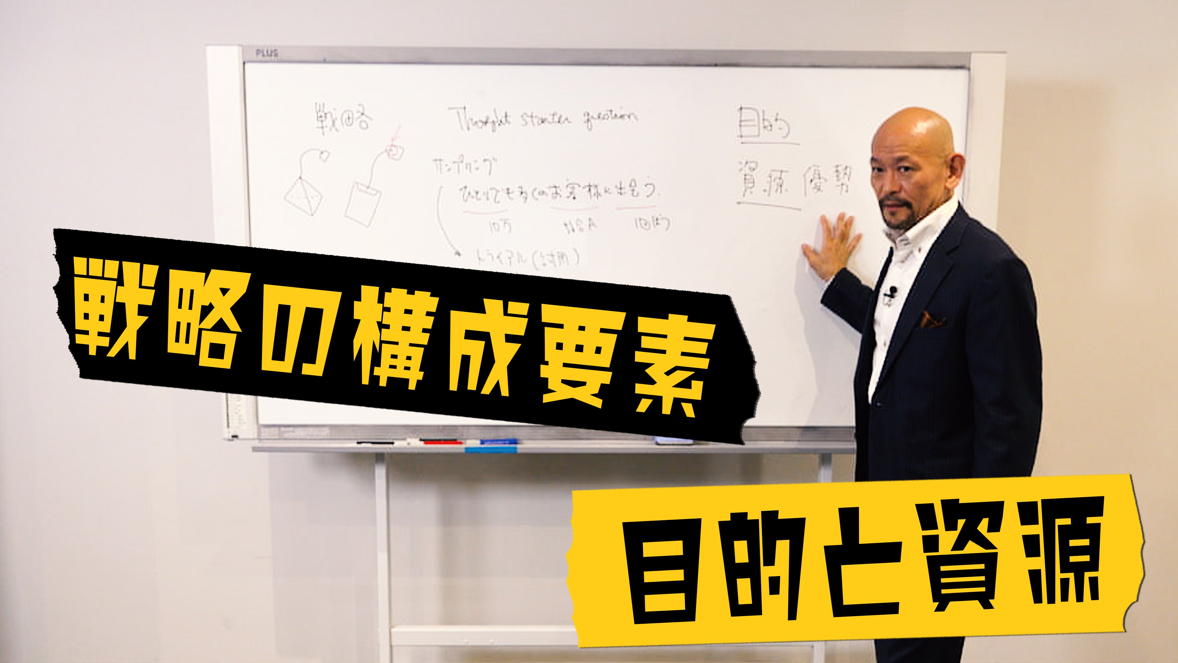 経営戦略立案の要素は「目的と資源」の2つに集約される理由【音部大輔・動画】