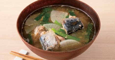 【だし不要】これ1杯で、満腹も栄養も。さば缶でつくるダイエットごまみそ汁