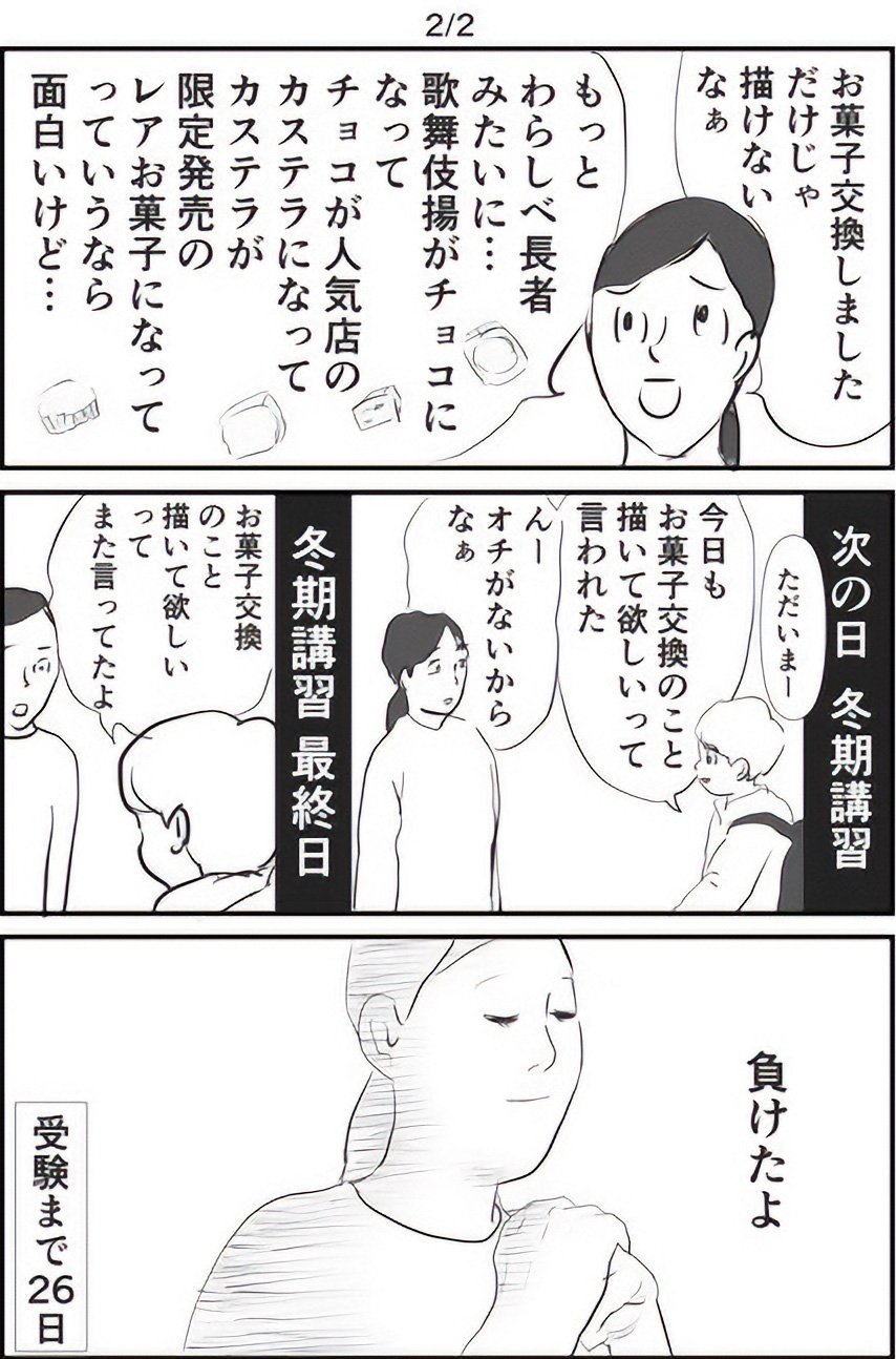 『ギャグ漫画家の母が初めて中受伴走をしてみたら』りえ太郎