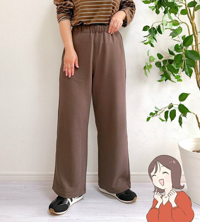 「ウエストが本当に楽!」無印良品の“2990円ワイドパンツ”体型カバーできて快適すぎる…!「この値段なのありがたい」「色も可愛くて気に入りました」《購入レビュー》