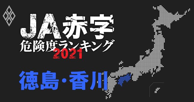 JA赤字危険度ランキング2021＃徳島・香川