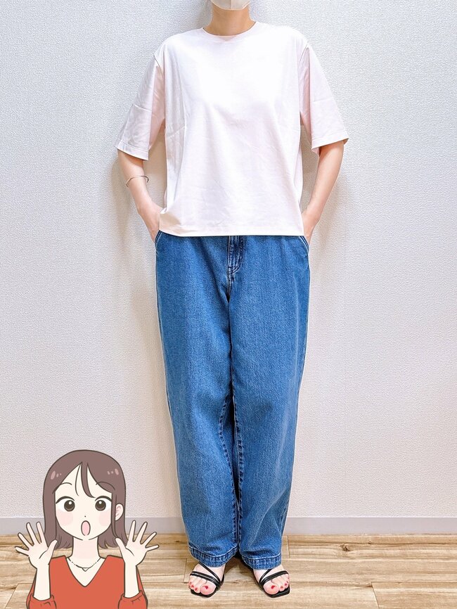 「色違いで何着も持ってます」「華奢に見える」無印良品の“ひんやりトップス”が家でも外でも着ていたくなる！「夏に大活躍する予感」
