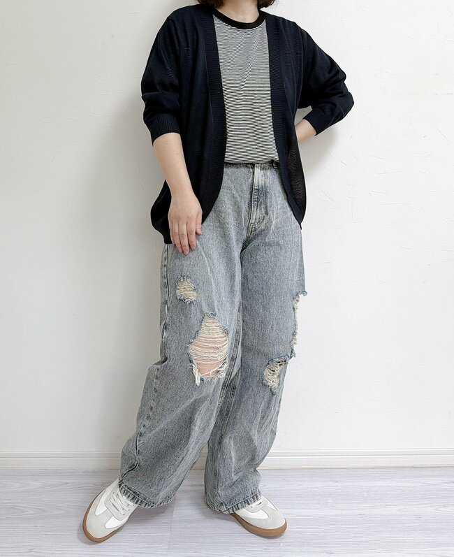 「何枚もリピしています」ハニーズの“お尻まで隠せるカーディガン”リピート買いする人が続出…！「すごく使いやすくて最高」「蒸し暑い日でも着やすい」《購入レビュー》