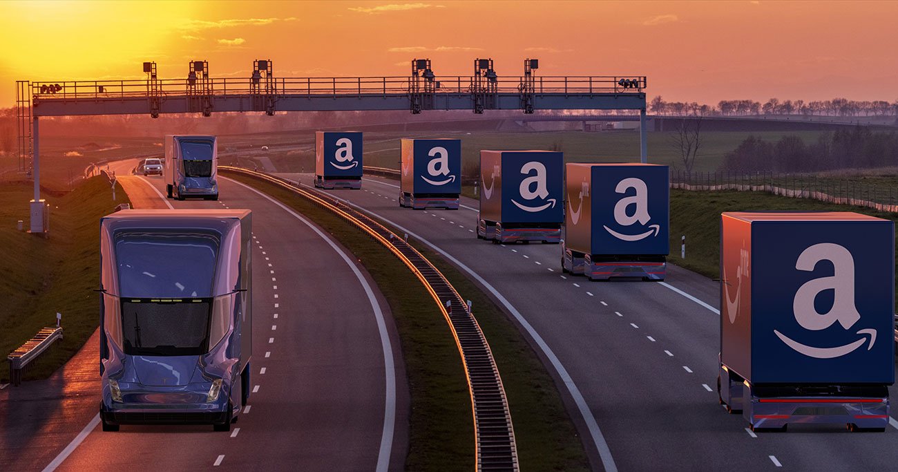 アマゾンの配送トラック