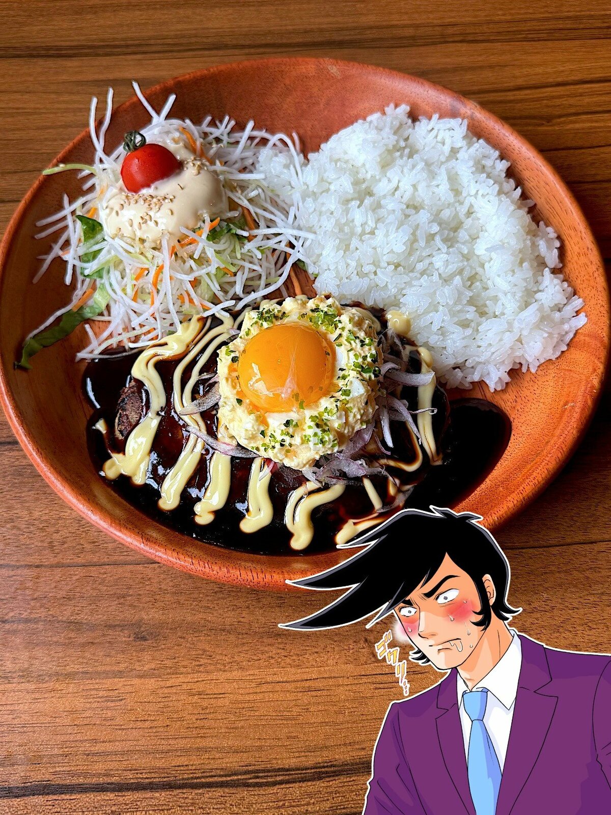 「罪深き旨さ」びっくりドンキーの“月見ハンバーグ”背徳感がたまらないって!「美味しかった、マジで」「飲み物みたいなハンバーグだ」