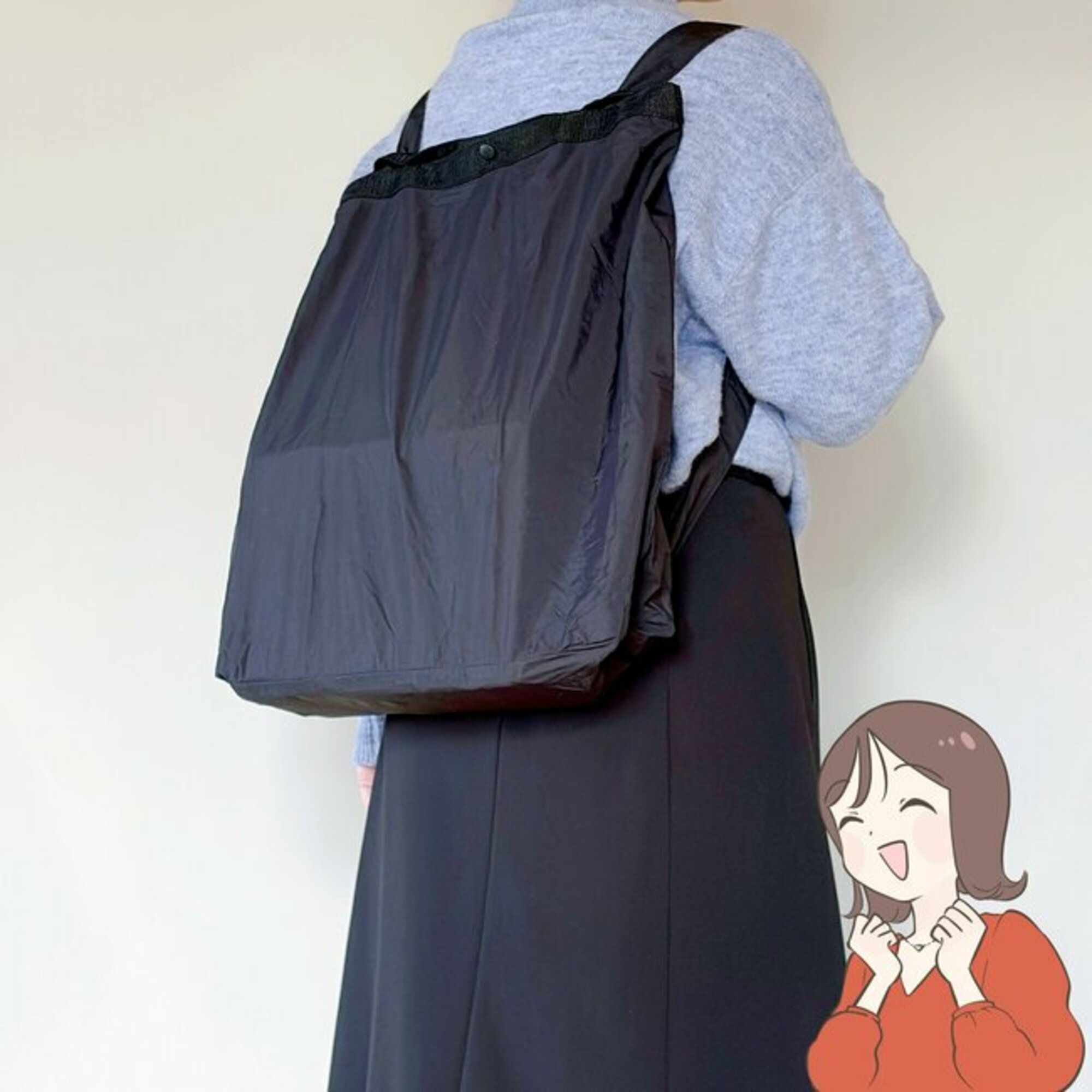 「買い物で毎日使ってます」スターバックスの“ポーチみたいなエコバッグ”スリムに持ち運べて優秀!「たくさん荷物が入ります!」「スタバのロゴがかわいい」