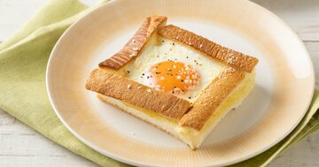 【裏ワザ料理】フライパン不要! 箱入り目玉トースト
