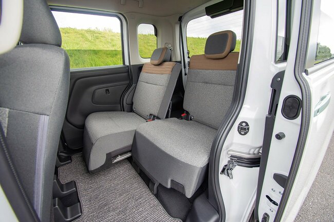 日産・ルークスリアシート