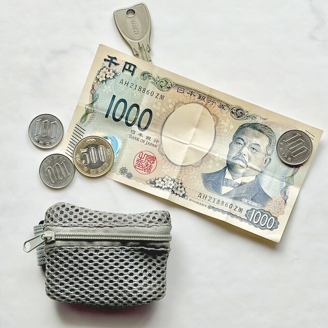 思わず2色まとめ買いした…！セリアの「ミニ財布になるポーチ」手ぶらで持ち歩けて天才！《購入レビュー》
