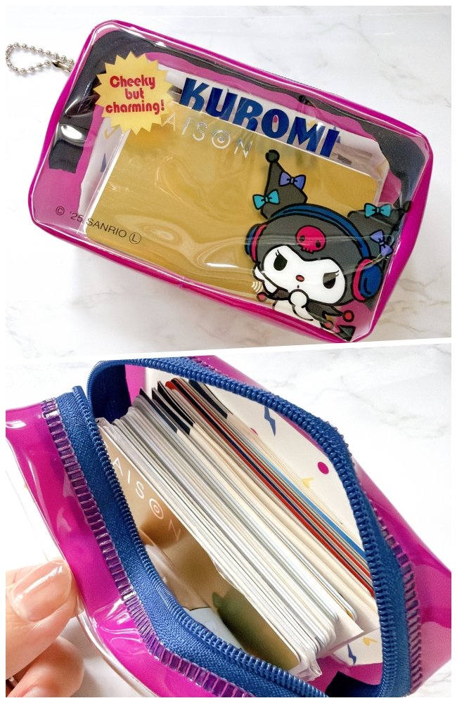 お薬が120錠も入った…！ダイソー×サンリオの「レトロかわいいポーチ」ミニ財布にもなって万能！《購入レビュー》