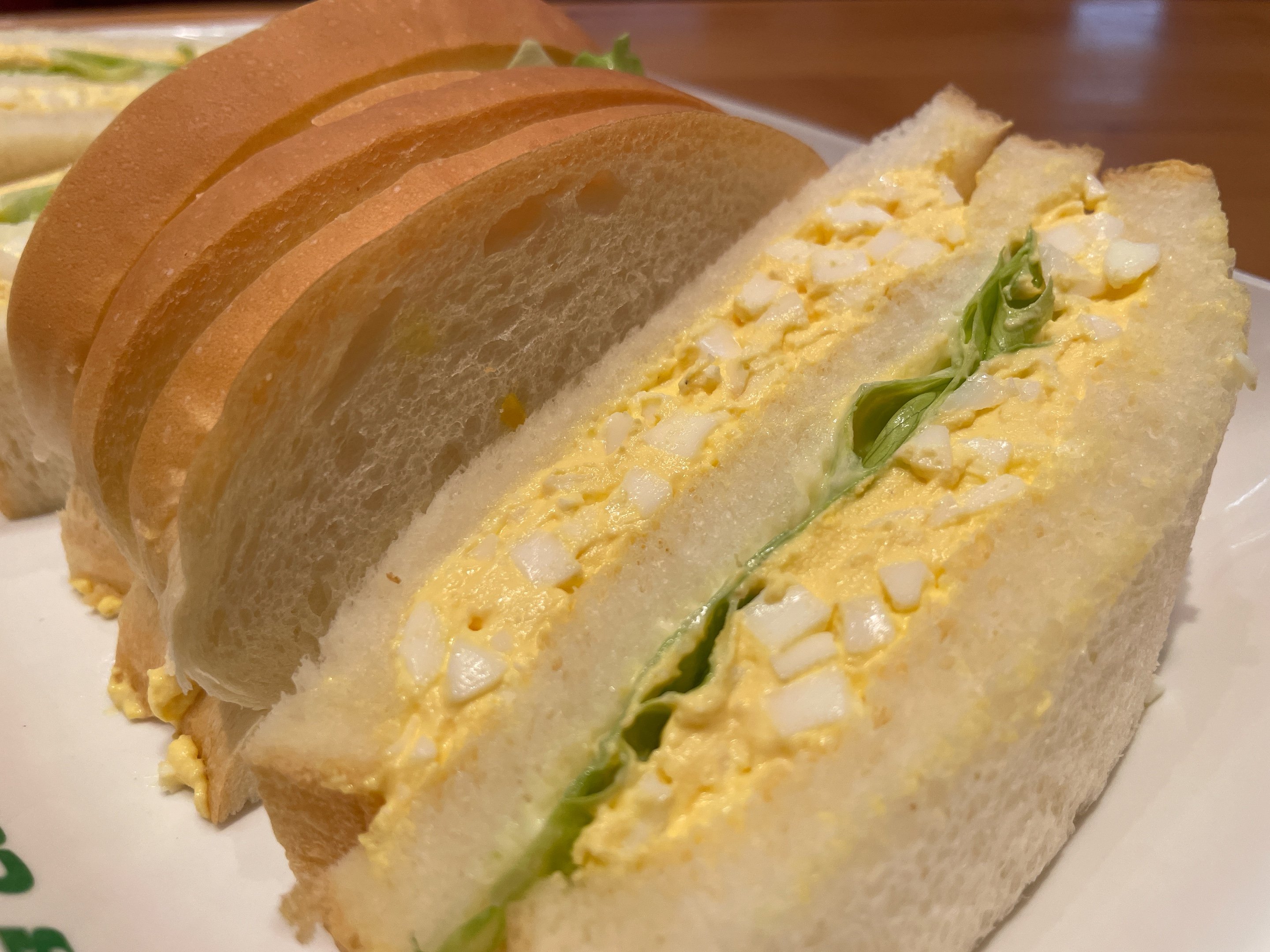 コメダ珈琲店のエッグサンド