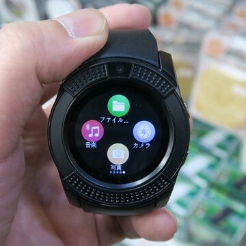 1500円とは思えない！ メタルベゼルでカメラ付きスマートウォッチ