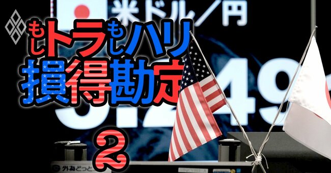 米大統領選で経済・株・為替はこう動く！ 「もしトラ」「もしハリ」損得勘定＃2