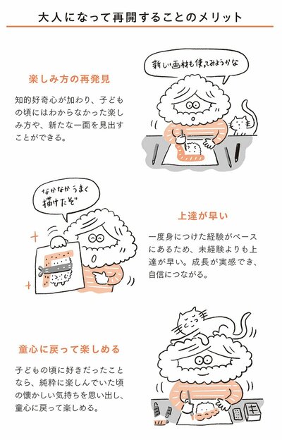 図表　大人になって再開することのメリット
