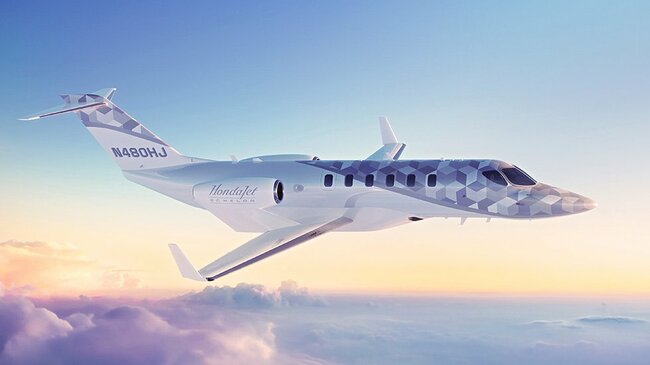 HondaJet Echelon(飛行イメージ)
