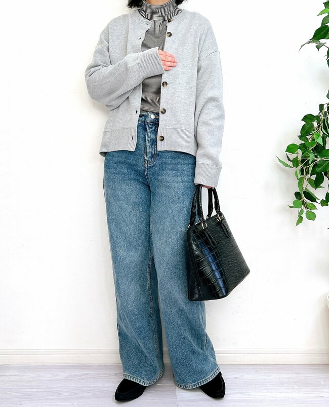 「40代にはありがたい」GUの“もっちりカーディガン”体のラインを拾わなくてオシャレ！「まさに理想の形で即決」「今までにない形がかわいい」