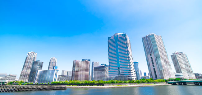 海辺に近いタワーマンションは在日中国人にも人気…