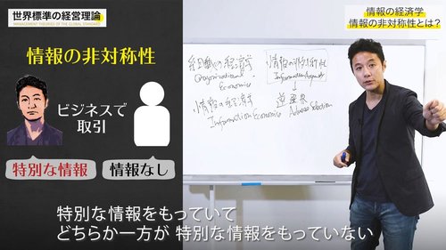 【入山章栄・解説動画】情報の経済学