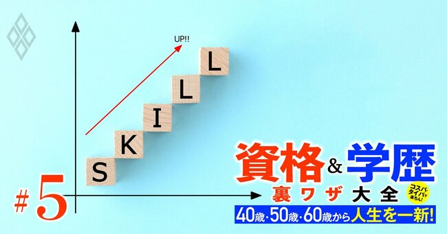 40歳・50歳・60歳から人生を一新! 資格&学歴 裏ワザ大全#5