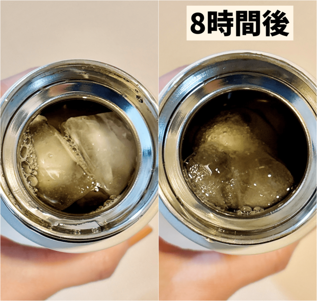 ペットボトルを買う回数が減りました！無印良品の「新作ボトル」8時間たっても氷が溶けなくてすごい…！