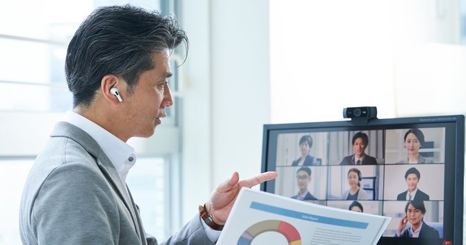 テレワークでオンライン会議が増えているが…