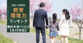 東京・小学校区「教育環境力」ランキング【全49市区・推計年収ベスト3】