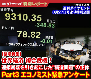 【緊急特集】世界経済 複合危機！～連鎖暴落を引き起こした“構造問題”の正体Part3 エコノミスト緊急アンケート